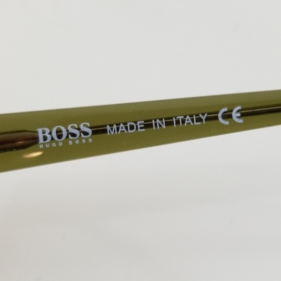 BOSS HUGO BOSS Titanium Eyeglasses Green RX - Picture 6 of 8
